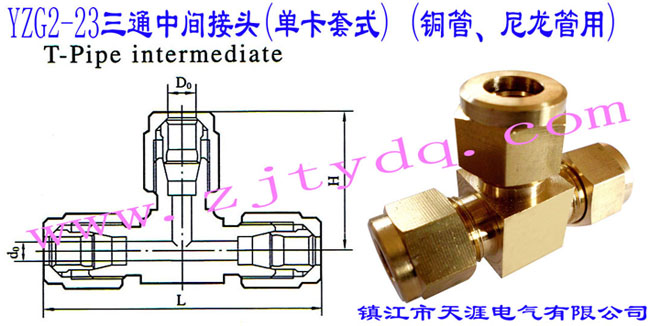 YZG2-23ͨg^(οʽ) (~)T-pipe Intermediate Connector