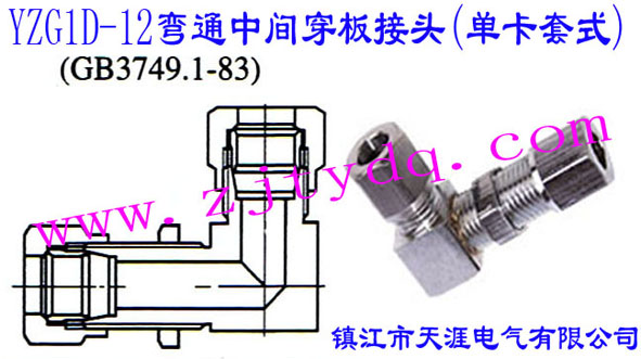 YZG1D-12ͨg^(οʽ)Wall-separating Right-angle sleeve