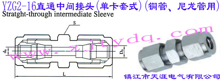 YZG2-16ֱͨg^(οʽ)(~)Straight-through Intermediate Sleeve